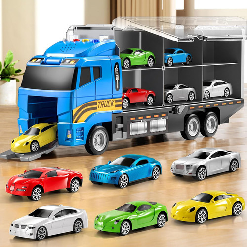 Toddler Boys Toys for 3 4 5 6 Years Old, Truck Vehicle Toy Set with Play...