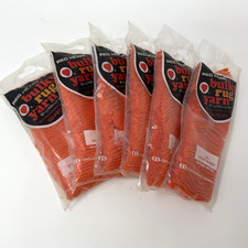 Red Heart Bulky Rug Yarn Latch Hook  619 Dark Orange  320 Pieces  Lot of 6