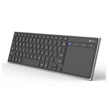 Rechargeable Bluetooth Keyboard with Touchpad, Portable Computer Keyboard S
