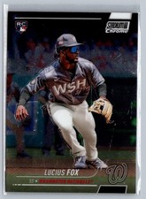2022 Topps Stadium Chrome #334 Lucius Fox ROOKIE Washington Nationals