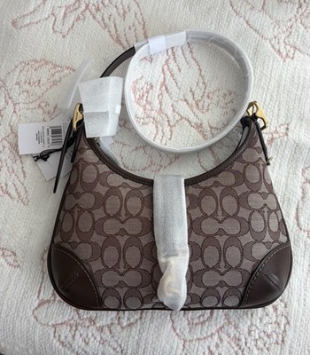 バッグ Coach Hamptons Signature hand Bag Coach Hamptons Hobo Bag In Signature Jacquard (Limited Edition) | eBay