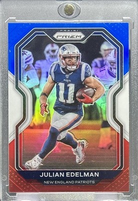 JULIAN EDELMAN RARE HOLO USA REFRACTOR PRIZM SPORTS CARD PATRIOTS MINT