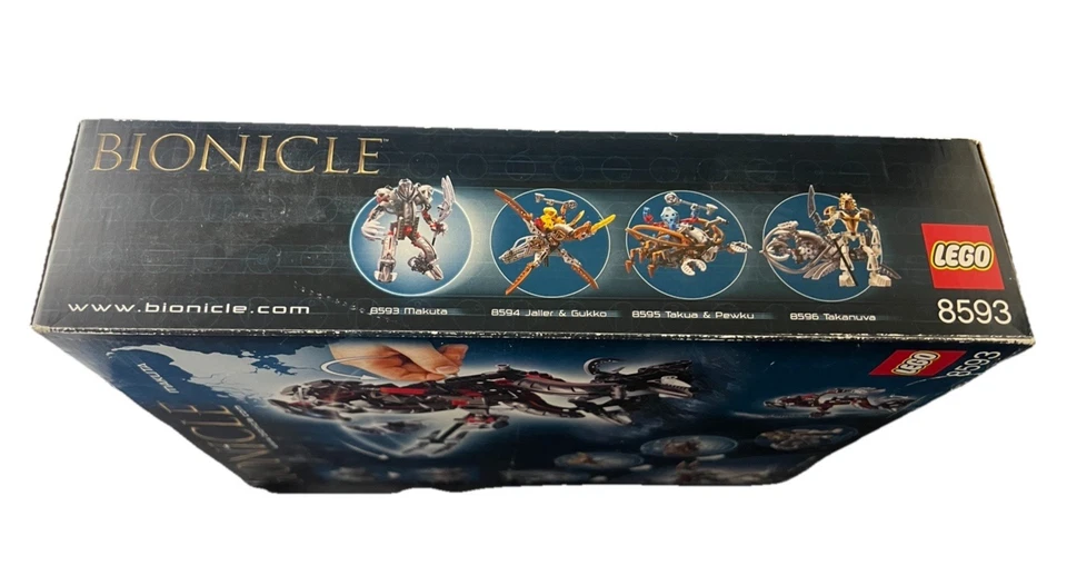 LEGO BIONICLE (8593) Makuta Cont.199 piezas sellado de fábrica Foto 4 de 4