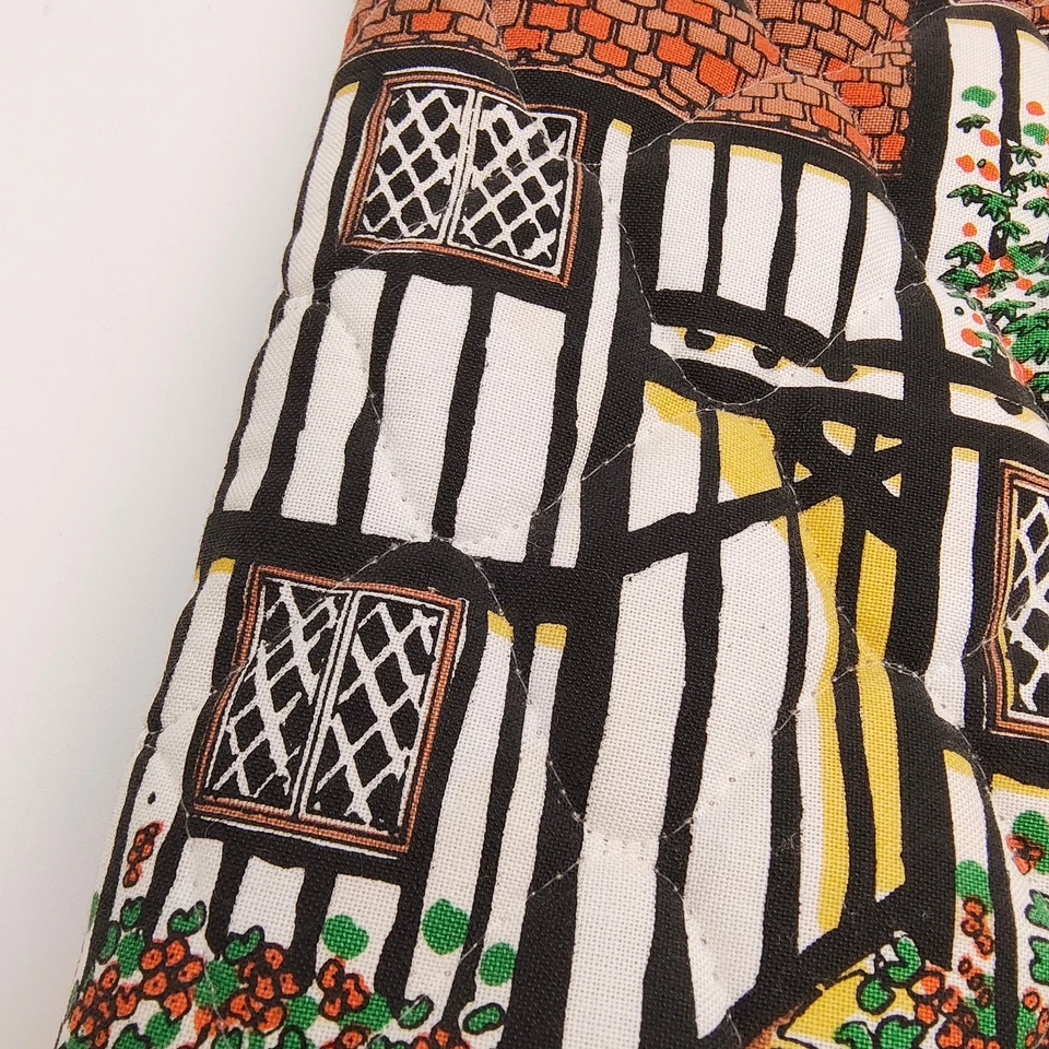 Vintage Frances Worters Mermaid Inn Teapot Cover Warmer Cozy 11" Made In Britain - Image 4 of 4