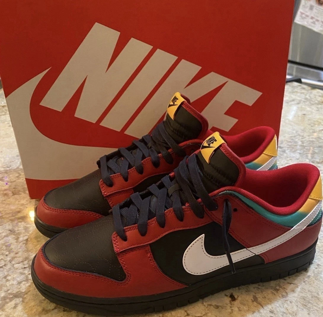 Nike Dunk Low White Black Red for Sale | Authenticity Guaranteed