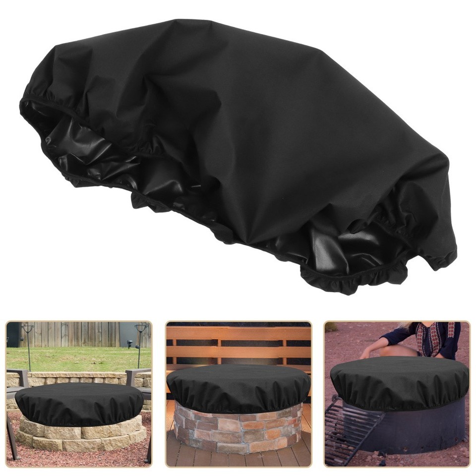 Fire Pit Lid Round Cover Rectangular Wind Guard Replacement Parts | eBay UK