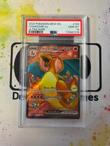 Charizard ex 183/165 Sv: Scarlet & Violet 151 Holo PSA 10