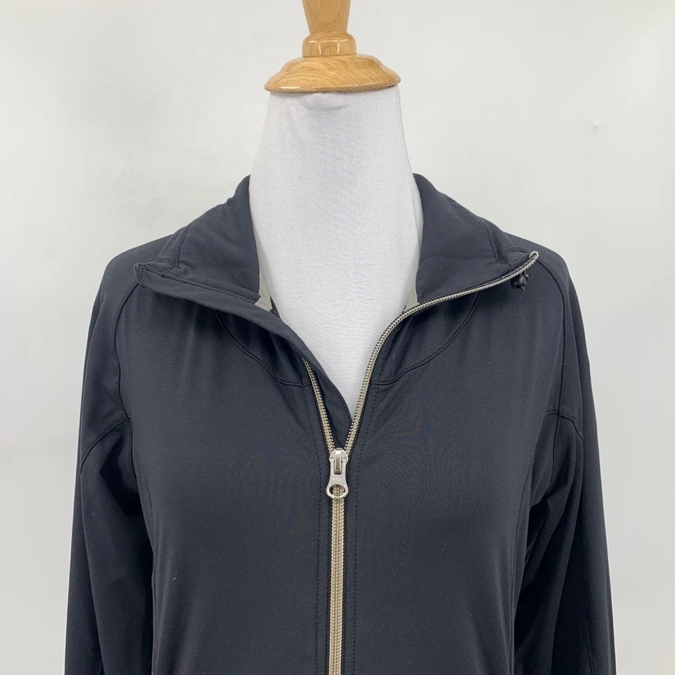 Chaqueta Sunice Mujer S Pequeña Negra Super Lite FX Deportiva Cremallera Completa Bolsillos Atléticos Foto 3 de 4