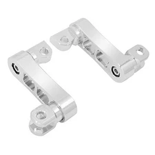  Passenger Footpegs Mount Kit Adjustable Highway Pegs Extension Brackets Male 