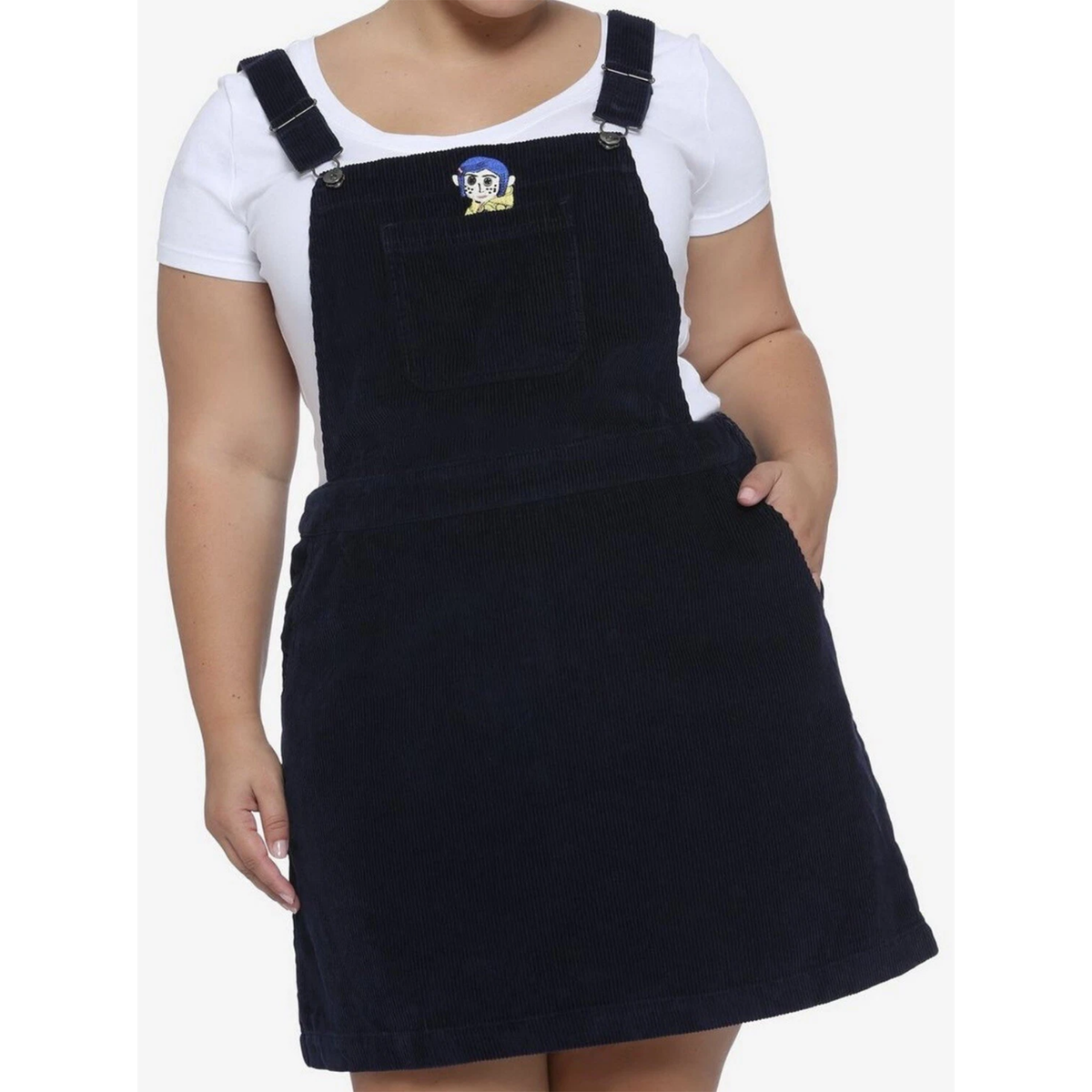 blue corduroy overall dress Corduroy Overall Dress