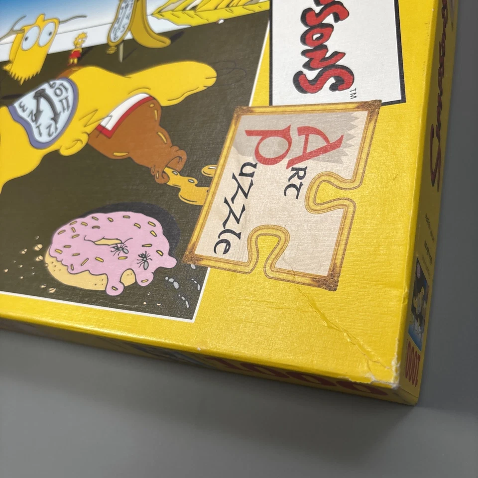 Rompecabezas de arte Los Simpson a la Salvador Dalí raro - faltan 3 piezas leer descripción Foto 3 de 4