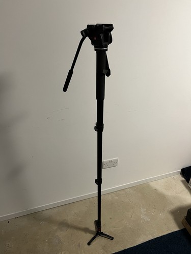 Manfrotto 561BHDV-1 4 Section Aluminium Fluid Video Monopod and Head - Picture 11 of 18