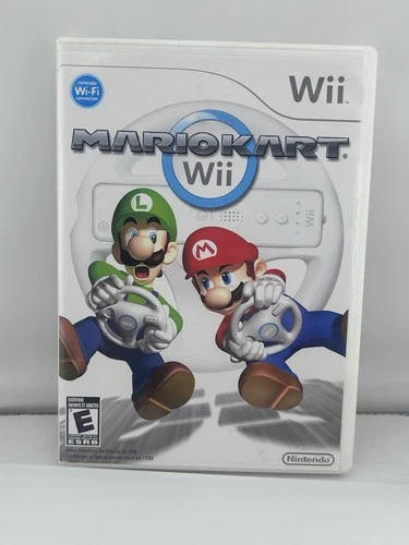 Mario Kart Wii (Nintendo, Wii) Missing Manual Great Condition