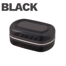 1x With Lid Travel Reusable Soap Box Dish Holder Bathroom Container Soap Case