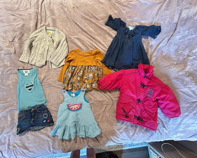 Summer winter Baby Gap Mini Boden OshKosh Cynthia Rowley Girl Lot 2-3Y 3T 6pc
