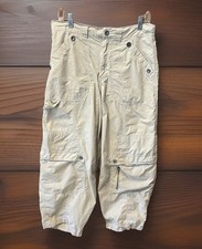 Super Cute BDG Baggy Cargo Wide Leg Utility Pants Khaki Y2K Sz 6 High Rise