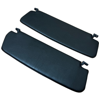 Black LHD Sunvisor Set with Service Compartment Fits Opel Manta GT Classic