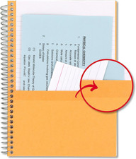 Small Spiral Notebook, 2 Subject, College Ruled Paper, 9-1/2" X 6", 100 Sheet...