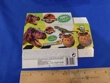 JURASSIC PARK LOST WORLD Empty 3-Pack BOX TOMBOLA Chocolate Kinder Egg 1997