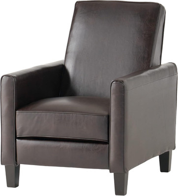 Stylish Brown Lucas Leather Recliner Club Chair for Ultimate Comfort