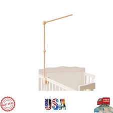 Elegant Beech Wood Baby Crib Mobile Holder   Lightweight  Safe 31 Inch Design