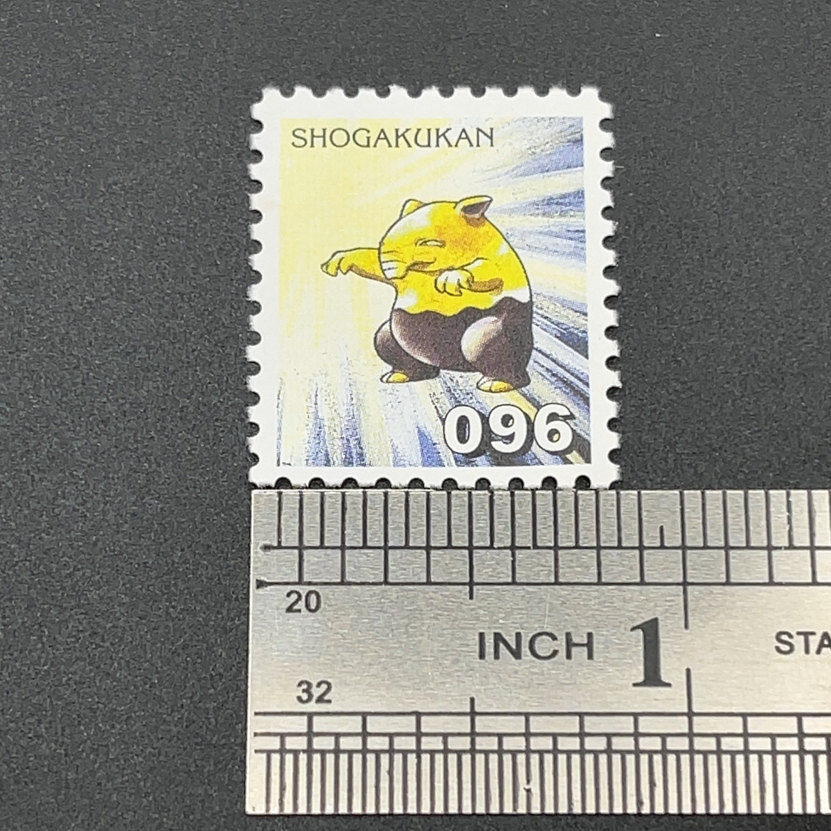 Drowzee Pokémon Stamp Card Shogakukan Nintendo Japanese TCG