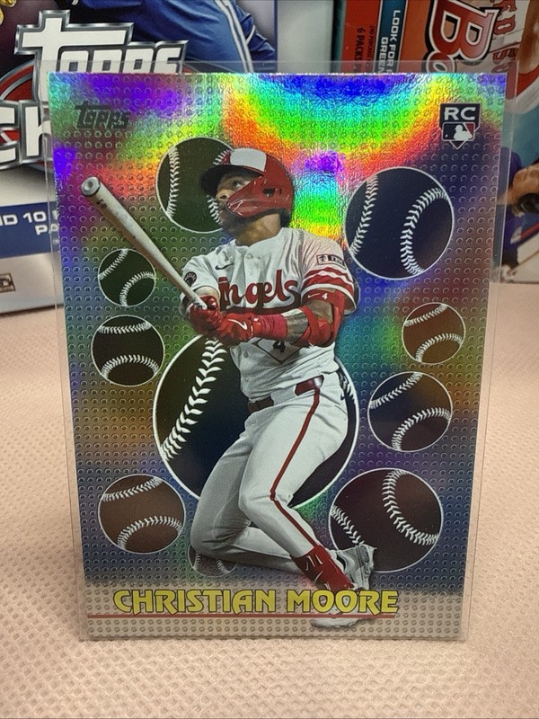 Topps 2026 Series 2 Los Angeles Angels 6-Card Lot RC Christian Moore