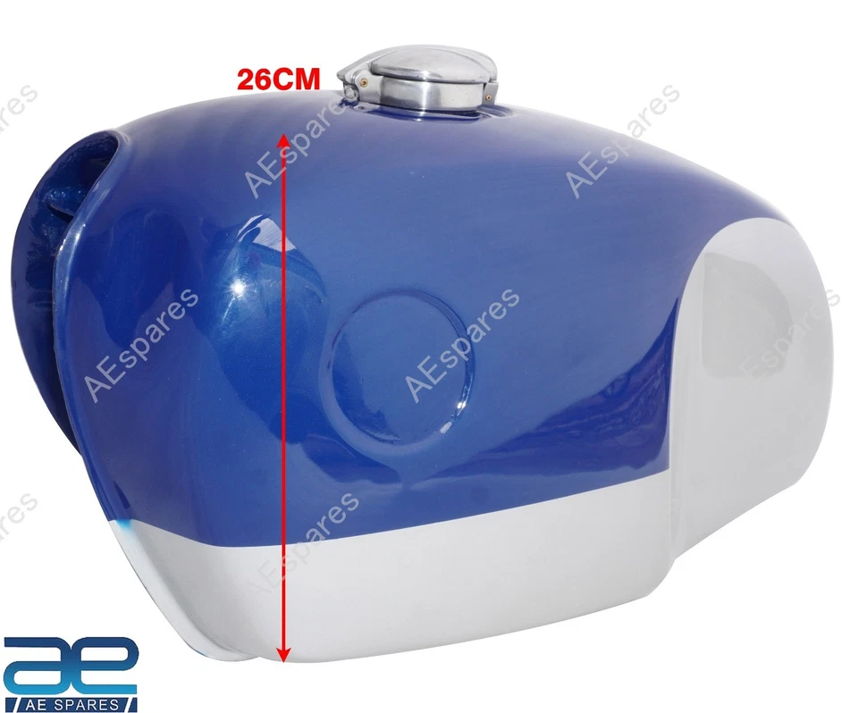 Serbatoio benzina verniciato blu argento per BMW R100S R100CS R100RS R100RT N... - Immagine 3 di 4