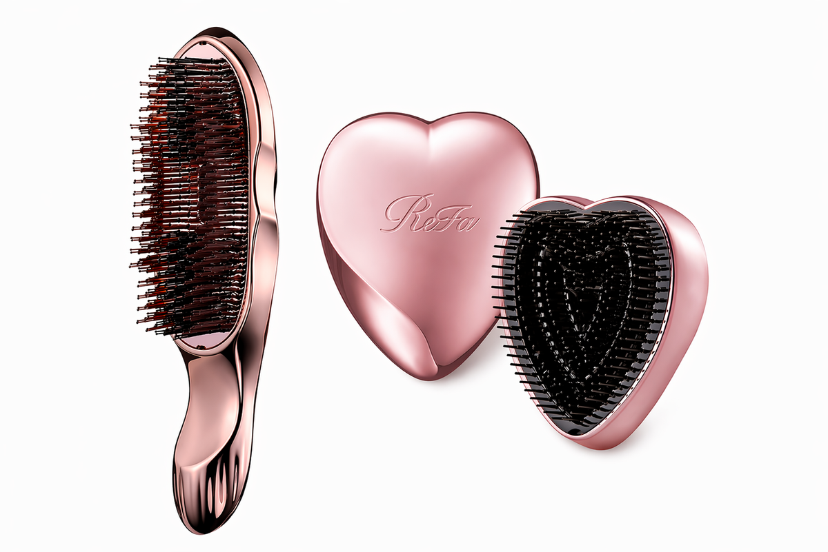 ReFa ION CARE BRUSH PREMIUM ローズゴールド ReFa ION CARE BRUSH PREMIUM Rose Gold + HEART BRUSH 6 Colors