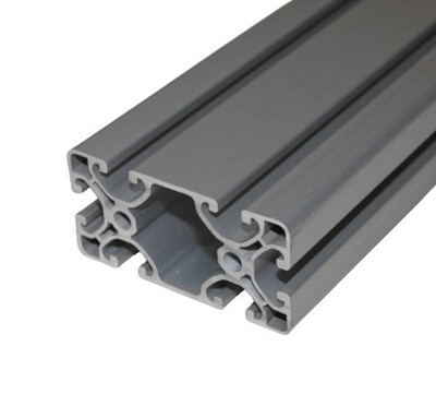 Alu-Profil 80x40 mm Nut 8 I-Typ