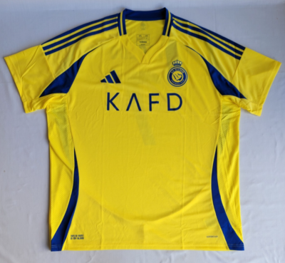 Adidas Al Nassr Cristiano Ronaldo #7 24/25 Yellow Home Jersey Sz