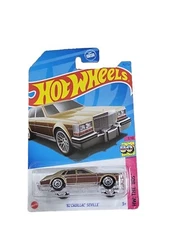 Hot Wheels '82 Cadillac Seville Metallic Gold #75 - 2023 HW: The '80s