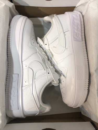 Nike Air Force 1 Fontanka Shoes Triple White DQ5021-100 Women's Size 7.5 - Picture 7 of 8