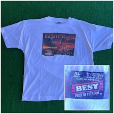 VTG Single Stitch Fruit Of The Loom Rams graphic T-Shirt Size XL Made in USA