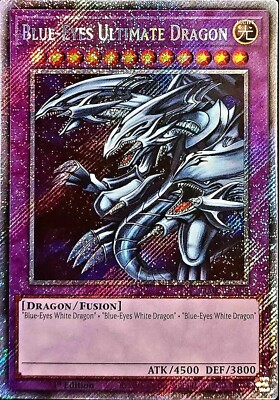 YUGIOH - BLUE-EYES Ultimate Dragon - JMP-EN005 Secret Rare Édition YUGIOH - BLUE-EYES Ultimate Dragon - JMP-EN005 Secret Rare Édition