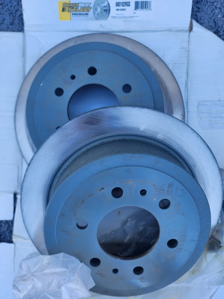 BRAKE BEST 680182RGS Rotor de Freio Traseiro Para 04-11 Ford Lincoln F-150, 2 ROTORES - Imagem 2 de 4