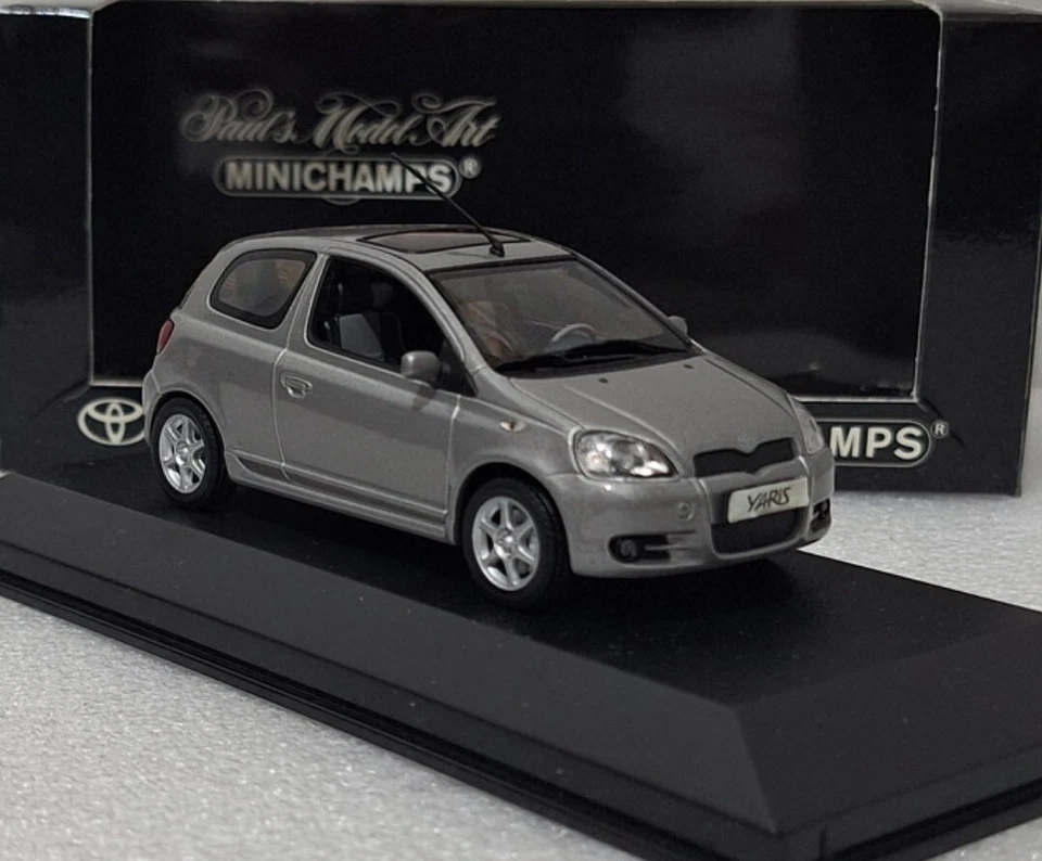Toyota Yaris TS 2001 Grey Met 1:43 Minichamps EXTREMELY RARE!! - Image 3 of 4