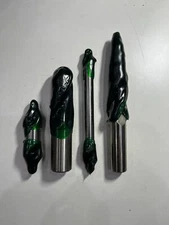 KEO HSS Center drill mixed lot with Endmills milling machine tapered rounded