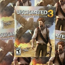 Uncharted 3 Drake's Deception PS3 PlayStation 3 Instruction Manual Only