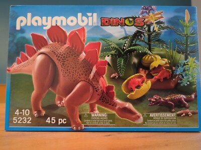 Playmobil 5232 - Stegosaurus mit Nest NEU OVP Dinosaurier MISB Dino Baby Egg
