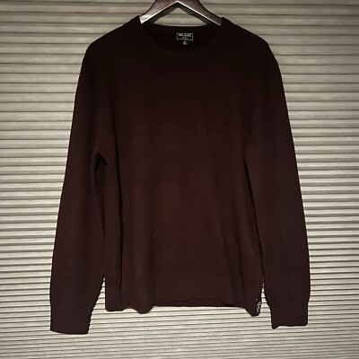 Todd Snyder Cashmere Crewneck Sweater Size Large Maroon Red