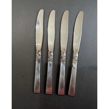 Oneida  Northland (Stainless, WM Dalton table dinner  knife set of 4 8.5 in