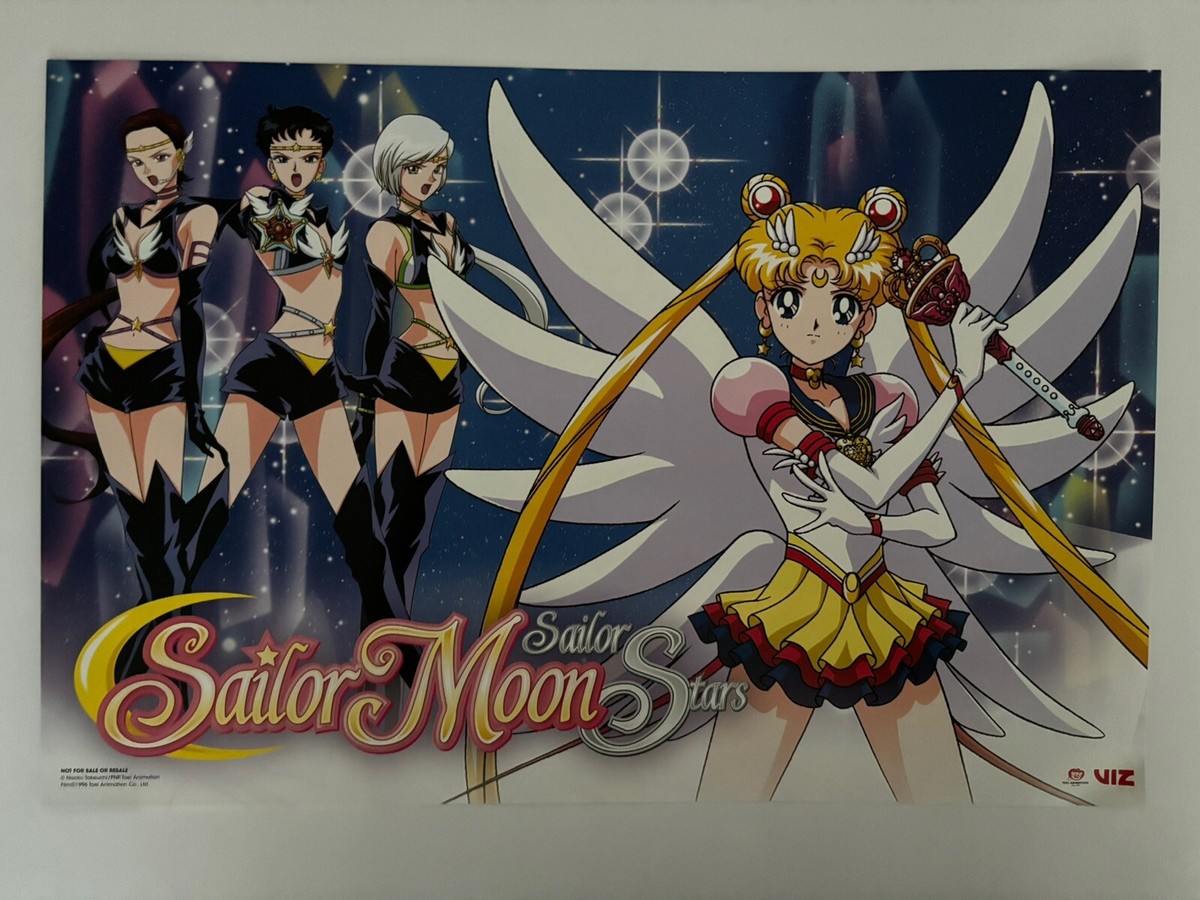 SAILOR MOON SAILOR STARS Anime Expo AX 2024 12 x 18 Double Sided