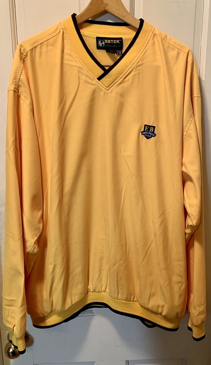 Eddie Bauer Golf Vネック　 Lサイズ ネイビー Eddie Bauer Golf Mens Pullover Windbreaker Size L Navy Blue