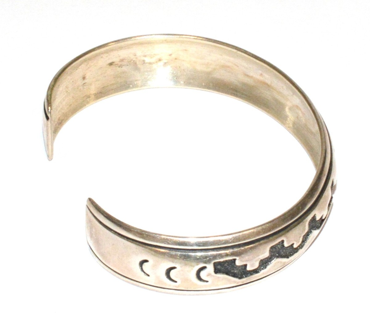 SILVER925 NAVAJO BRACELET/シルバー/ブレスレット Navajo Bracelet .925 Silver Arizona Turquoise Artist Signed