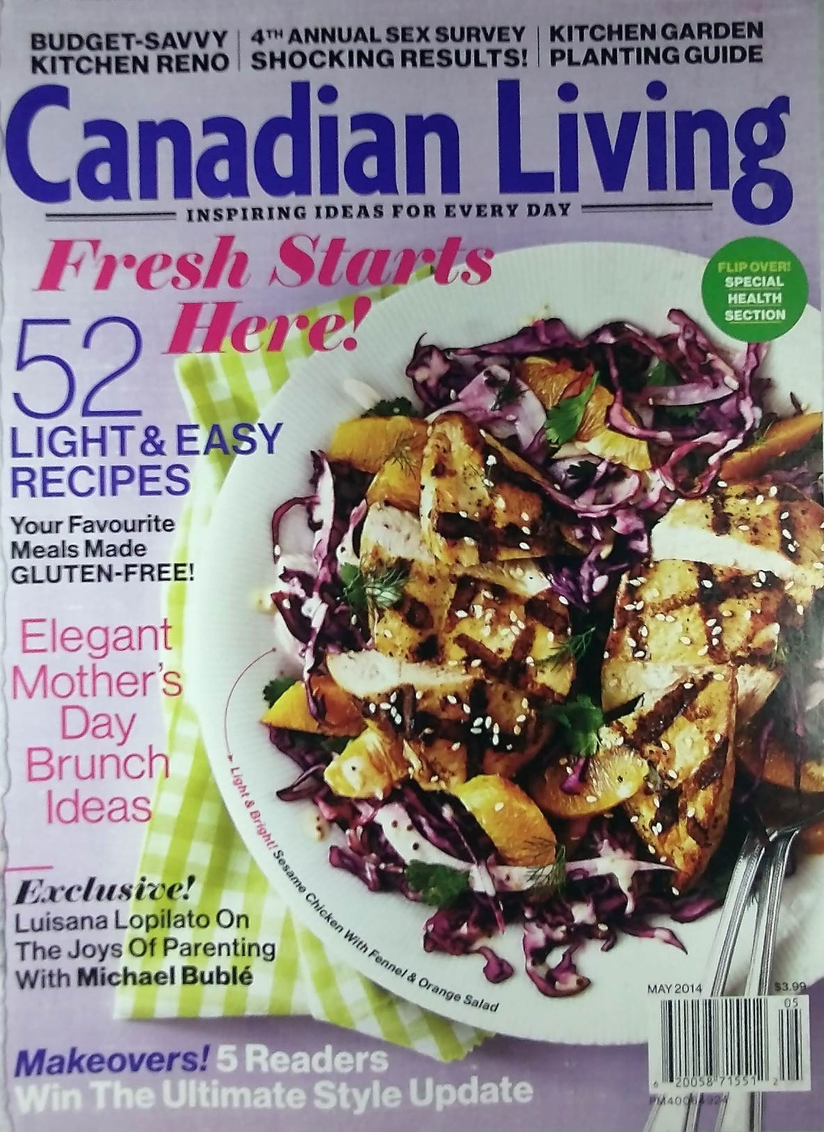 [Single Issue] Canadian Living Magazine: May 2014 / 52 Light & Easy ...