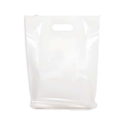 Retail Plastic Merchandise Bags, Die Cut Handles, Different Sizes and Colors