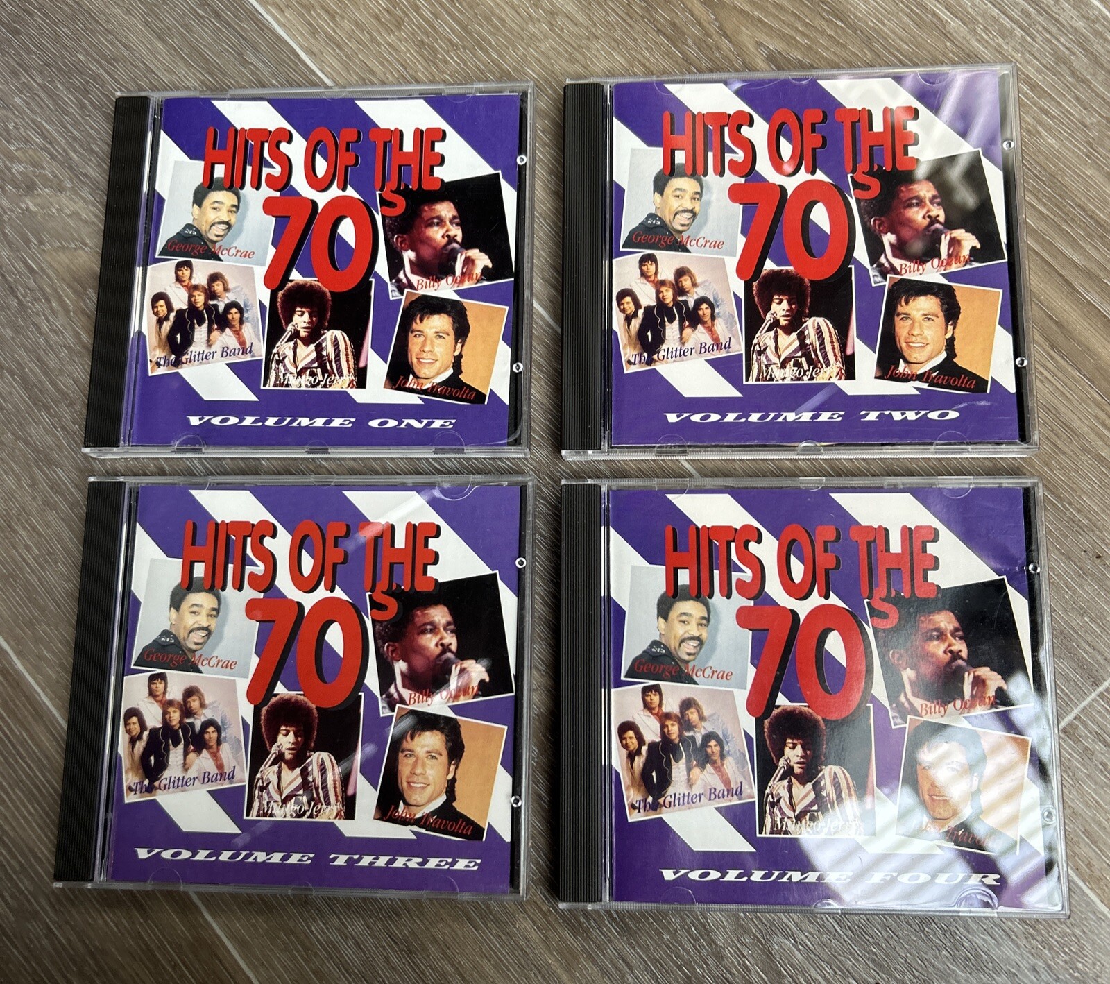 Various Artists - Hits of the Seventies Volume 1-4 Various Artists CD