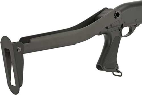 Evike CYMA M870 3-Round Burst Multi-Shot Airsoft Shotgun (Folding Stock CQB) - Bild 5 von 7