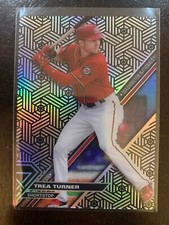 2017 TOPPS HIGH TEK TREA TURNER Blackout #HT-TT Nationals Card